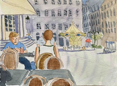 Place de la Mairie - avril 2025