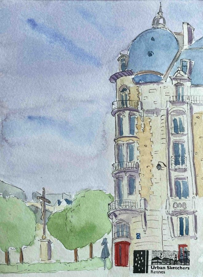 Immeuble du consulat des états Unis - avril 2025